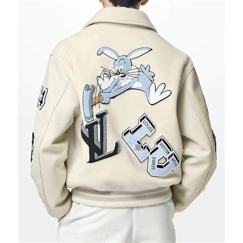 louis vuitton varsity jacket replica|louis vuitton bunny jacket.